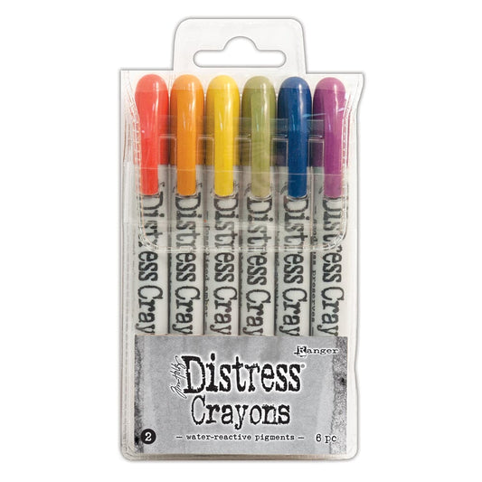 Tim Holtz Distress® Crayons Set 2 Writing & Coloring Distress 