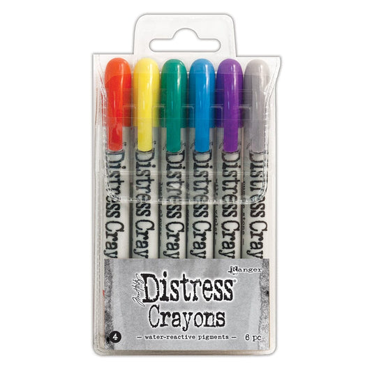 Tim Holtz Distress® Crayons Set 4 Writing & Coloring Distress 