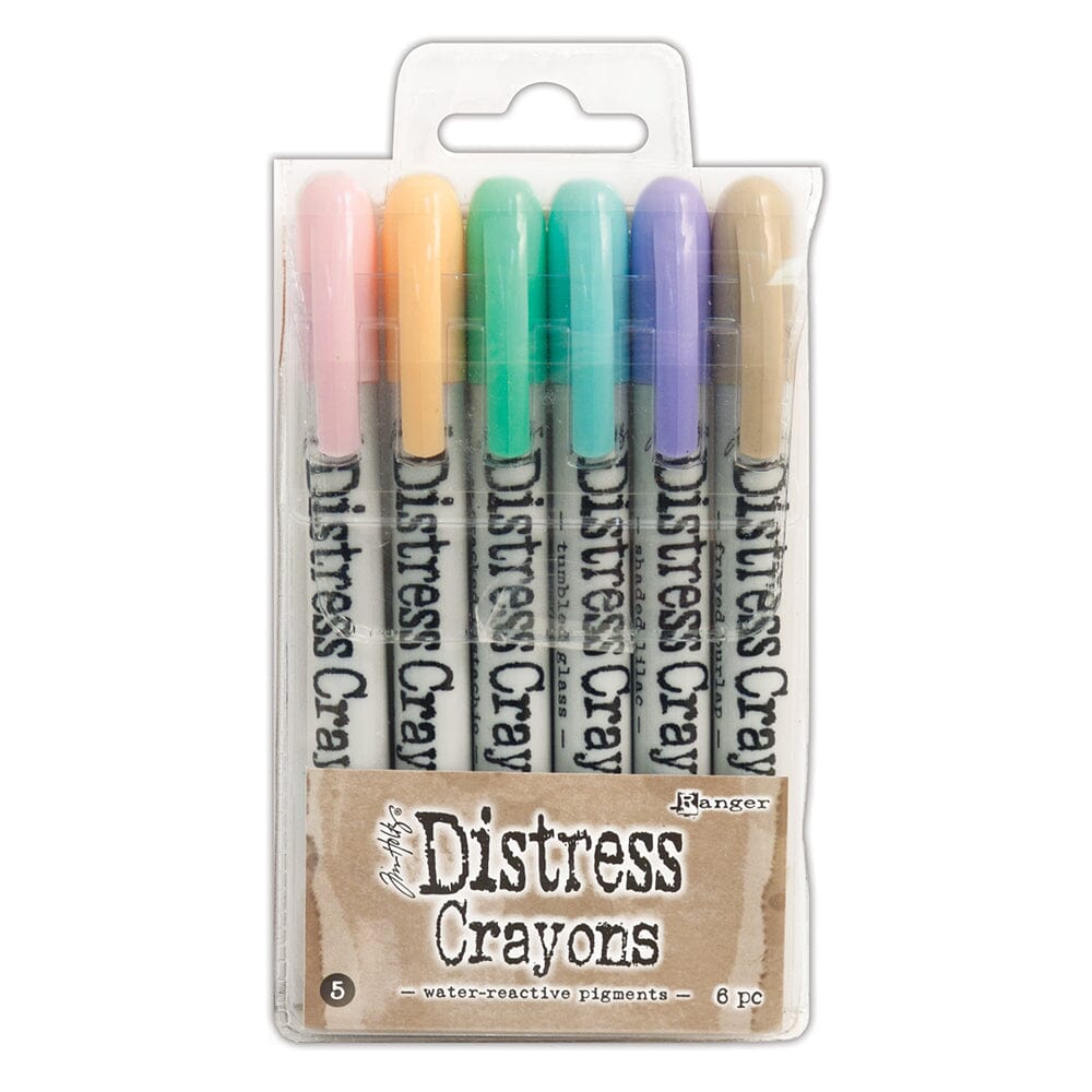 Tim Holtz Distress® Crayons Set 5 Kits Distress 