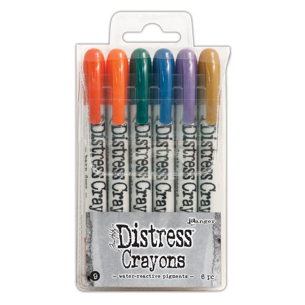 Tim Holtz Distress® Crayons Set 9 Writing & Coloring Distress 
