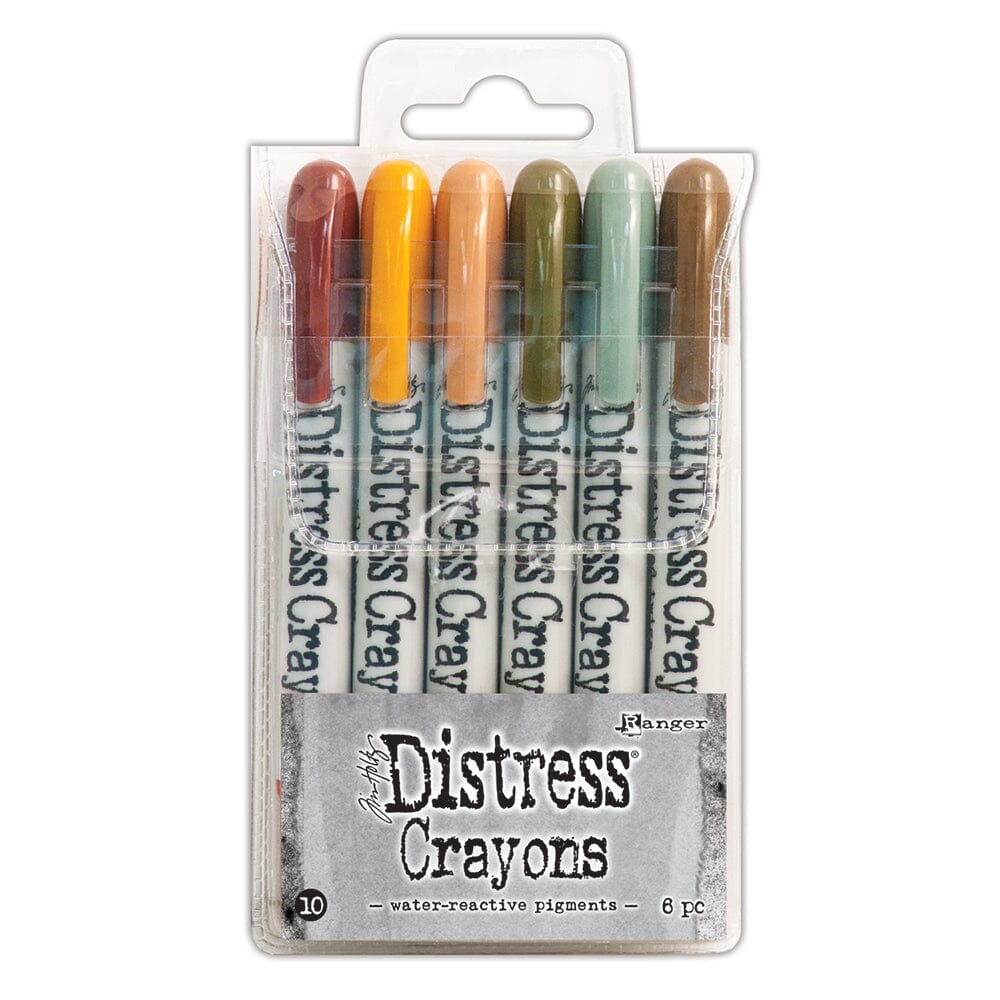 Tim Holtz Distress® Crayons Set 10 Writing & Coloring Distress 