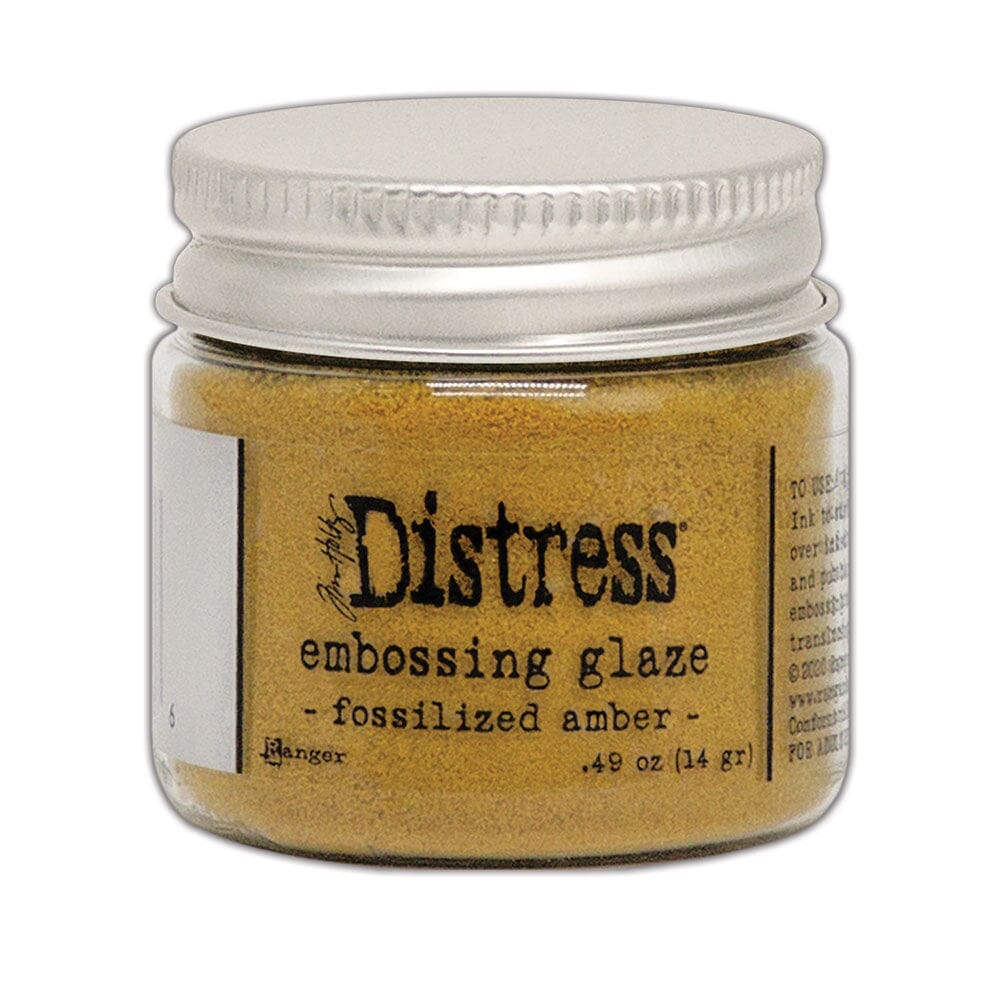 Tim Holtz Distress® Embossing Glaze Fossilized Amber Powders Distress 