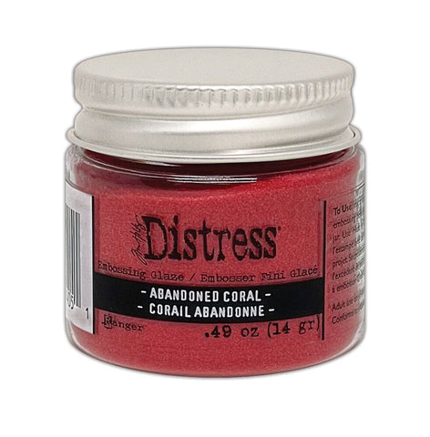 Tim Holtz Distress® Embossing Glaze Abandoned Coral Powders Distress 
