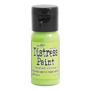 Tim Holtz Distress® Flip Top Paint Twisted Citron, 1oz Paint Distress 