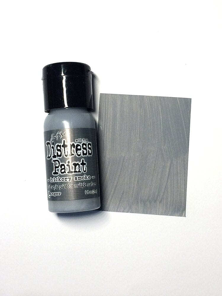 Tim Holtz Distress® Flip Top Paint Hickory Smoke, 1oz Paint Distress 