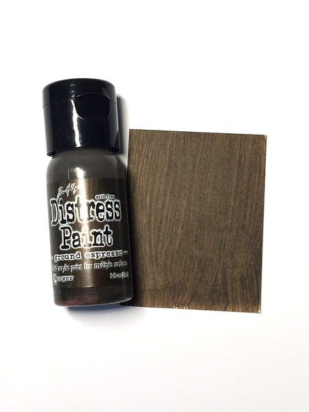 Tim Holtz Distress® Flip Top Paint Ground Espresso, 1oz Paint Distress 