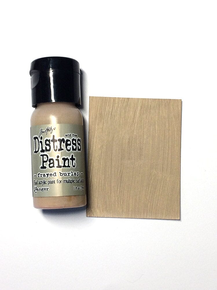 Tim Holtz Distress® Flip Top Paint Frayed Burlap, 1oz Paint Distress 