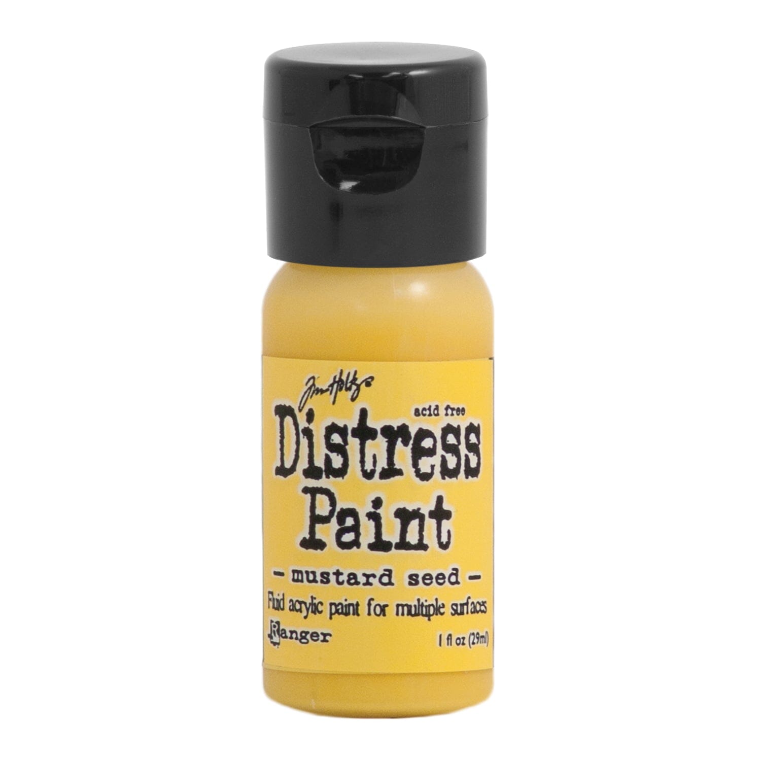 Tim Holtz Distress® Flip Top Paint Mustard Seed, 1oz Paint Distress 
