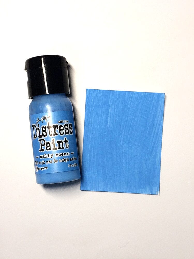 Tim Holtz Distress® Flip Top Paint Salty Ocean, 1oz Paint Distress 