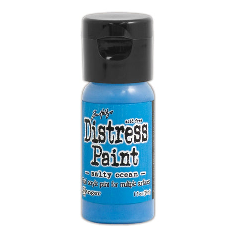 Tim Holtz Distress® Flip Top Paint Salty Ocean, 1oz Paint Distress 