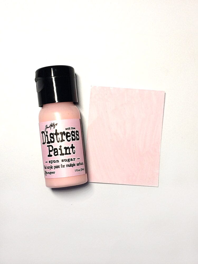 Tim Holtz Distress® Flip Top Paint Spun Sugar, 1oz Paint Distress 