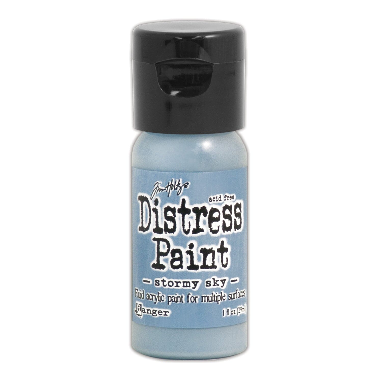 Tim Holtz Distress® Flip Top Paint Stormy Sky, 1oz Paint Distress 