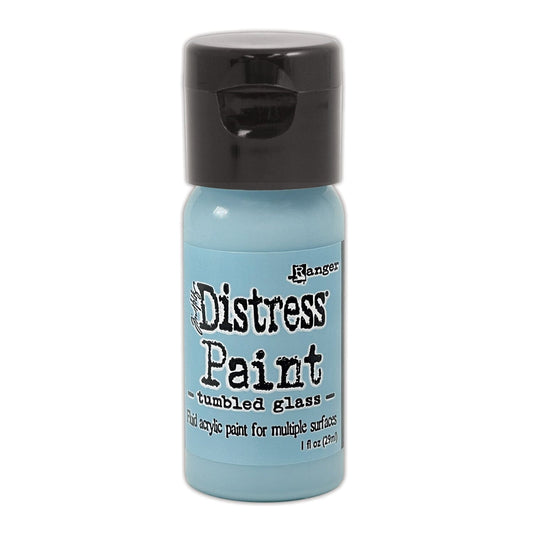 Tim Holtz Distress® Flip Top Paint Tumbled Glass, 1oz Paint & Mediums Distress 