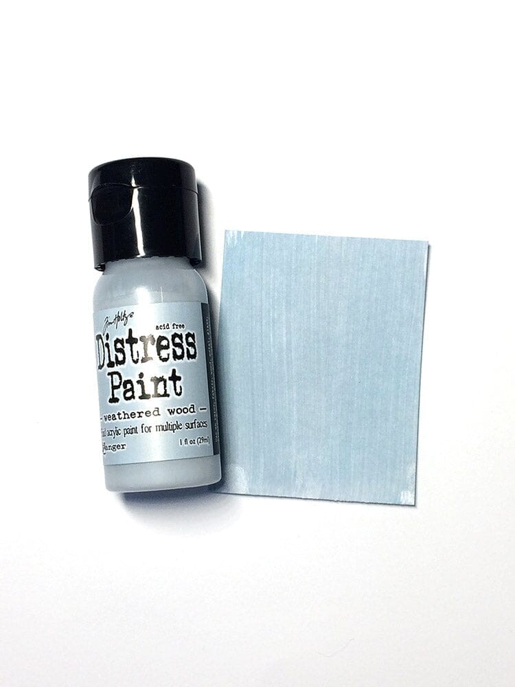 Tim Holtz Distress® Flip Top Paint Weathered Wood, 1oz Paint Distress 