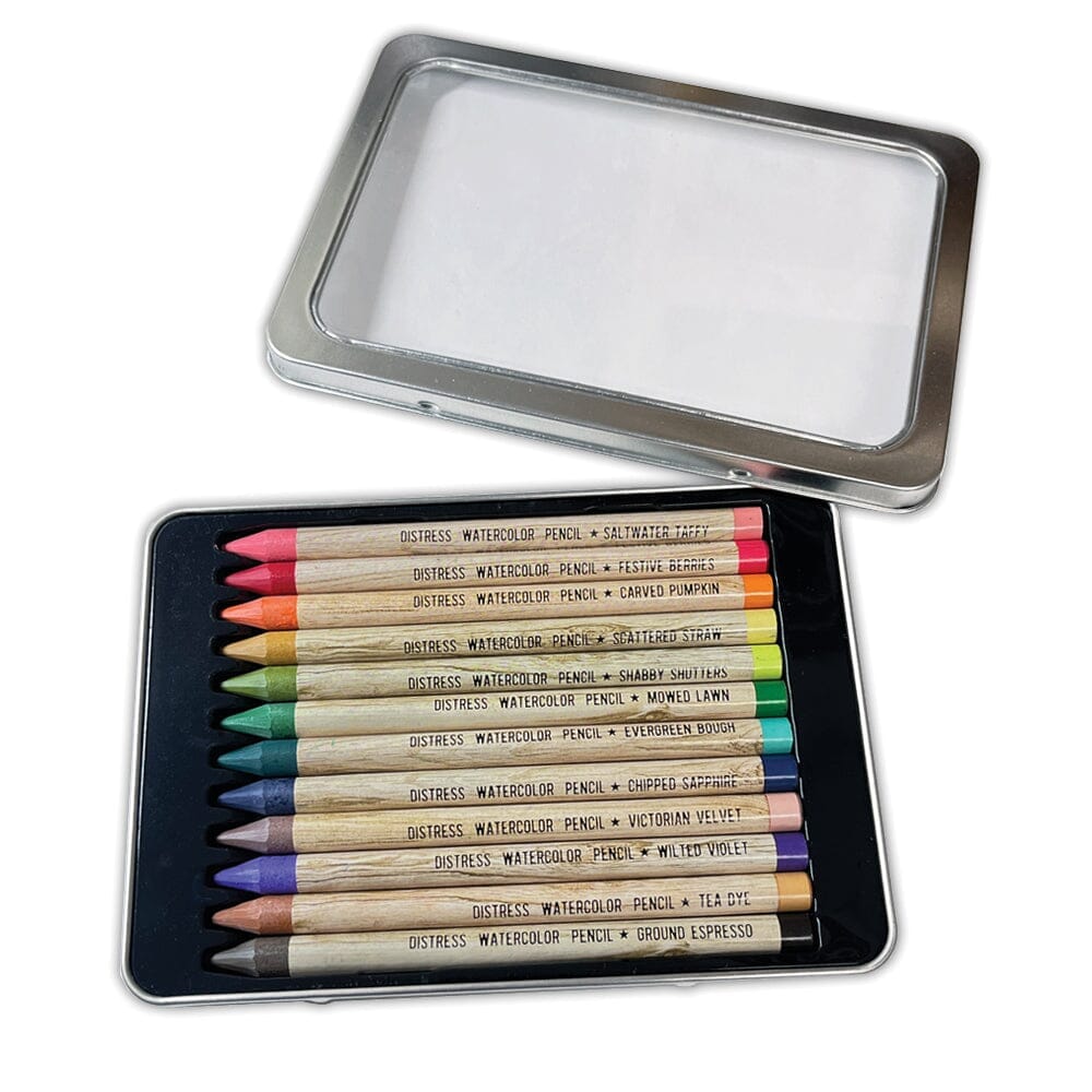 Tim Holtz Distress® Watercolor Pencils Set 4 Writing & Coloring Distress 