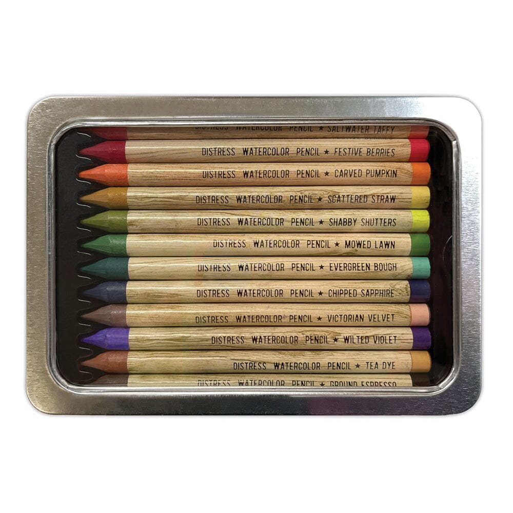 Tim Holtz Distress® Watercolor Pencils Set 4 Writing & Coloring Distress 
