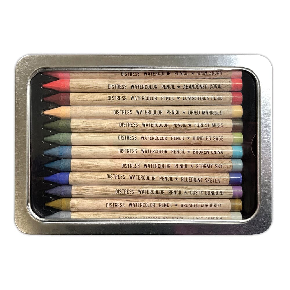 Tim Holtz Distress® Watercolor Pencils Set 6 Writing & Coloring Distress 