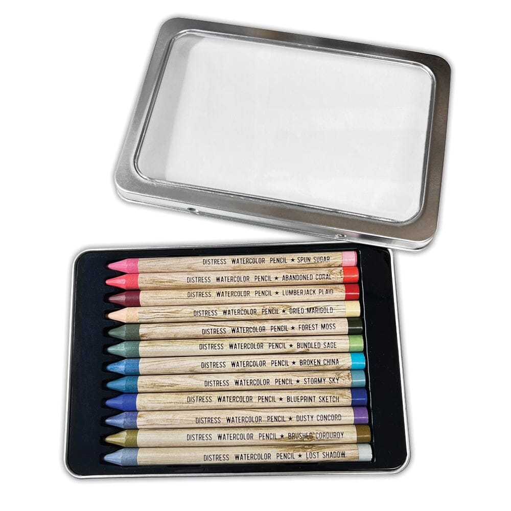 Tim Holtz Distress® Watercolor Pencils Set 6 Writing & Coloring Distress 