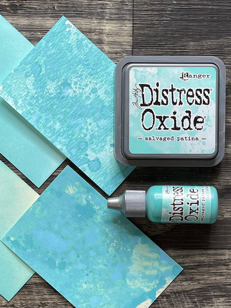 Tim Holtz Distress® Oxide® Ink Pad Salvaged Patina Ink Pad Distress 