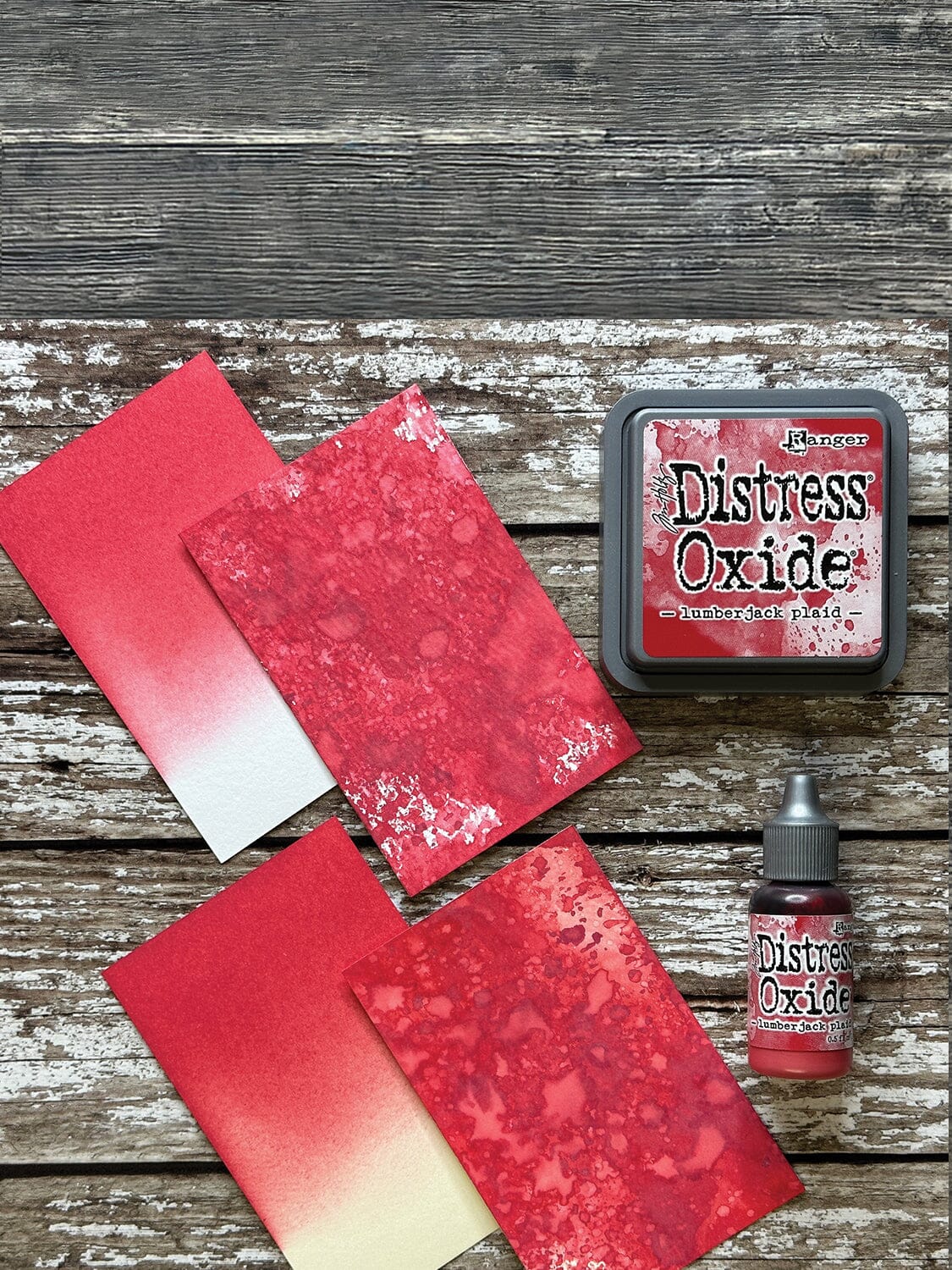 Tim Holtz Distress® Oxide® Ink Pad Re-Inker Lumberjack Plaid 0.5oz Ink Distress 