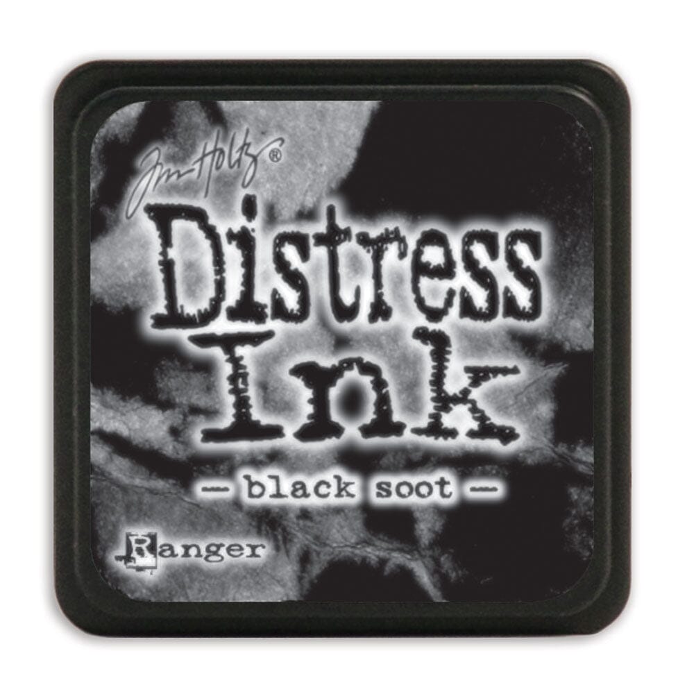 Tim Holtz Mini Distress® Ink Pad Black Soot Ink Pad Distress 
