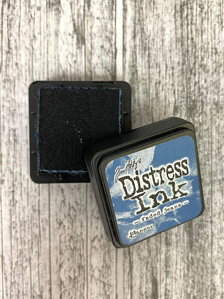 Tim Holtz Mini Distress® Ink Pad Faded Jeans Ink Pad Distress 