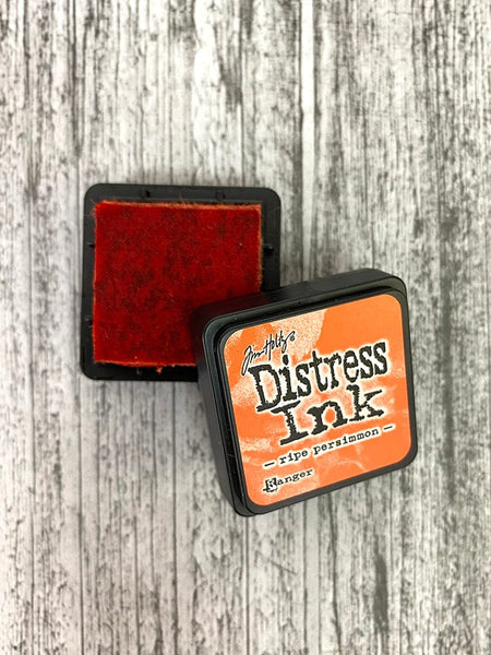 Tim Holtz Mini Distress® Ink Pad Ripe Persimmon Ink Pad Distress 
