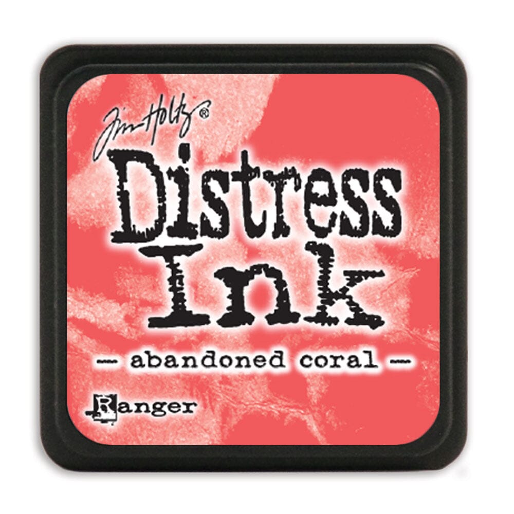 Tim Holtz Mini Distress® Ink Pad Abandoned Coral Ink Pad Distress 