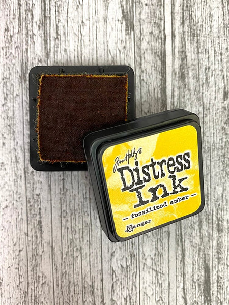 Tim Holtz Mini Distress® Ink Pad Fossilized Amber Ink Pad Distress 