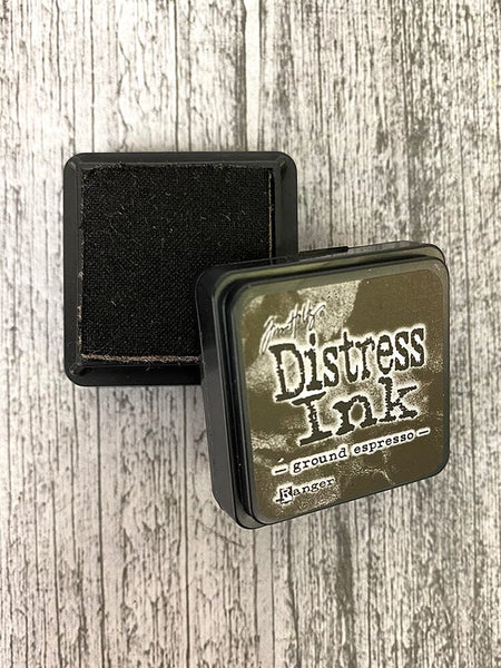 Tim Holtz Mini Distress® Ink Pad Ground Espresso Ink Pad Distress 