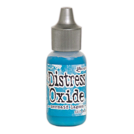 Tim Holtz Distress® Oxide® Re-Inker Mermaid Lagoon, 0.5oz Ink Distress 