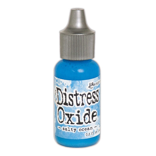 Tim Holtz Distress® Oxide® Re-Inker Salty Ocean, 0.5oz Ink Distress 
