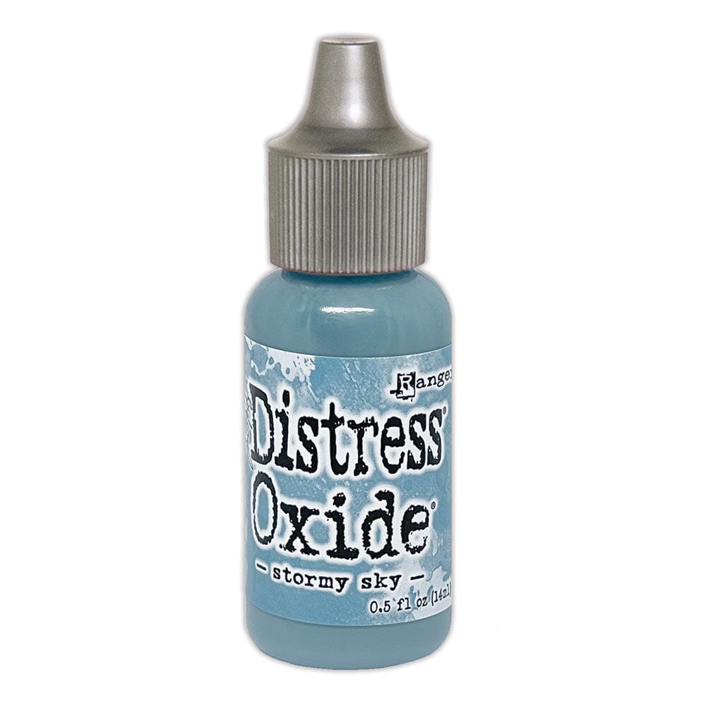 Tim Holtz Distress® Oxide® Re-Inker Stormy Sky, 0.5oz Ink Distress 