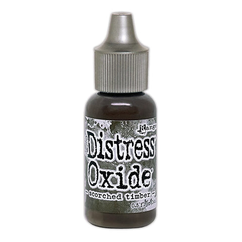 Tim Holtz Distress® Oxide® Ink Pad Re-Inker Scorched Timber 0.5oz Ink Distress 