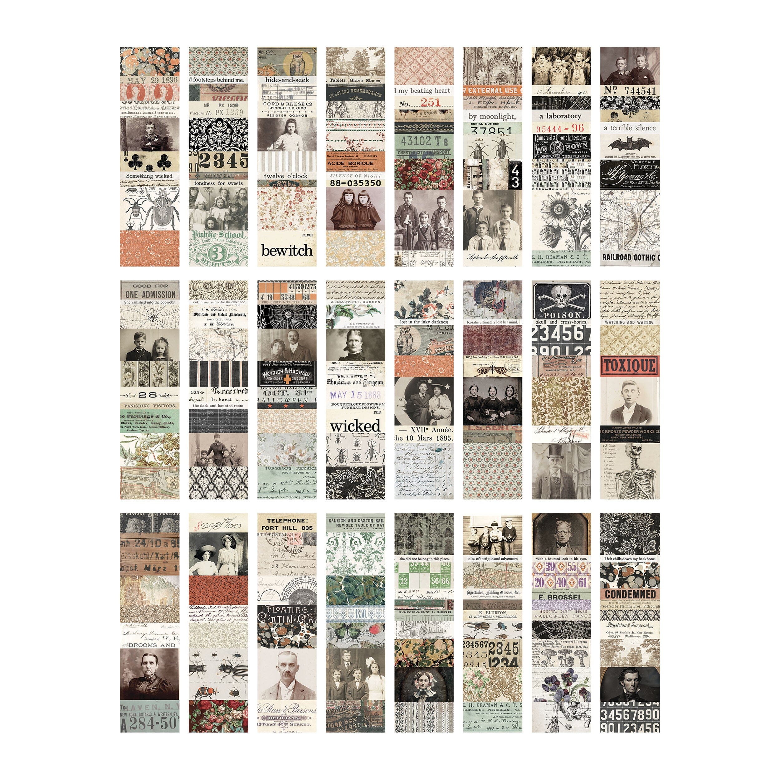 Tim Holtz Idea-ology Collage Strips Large Tim Holtz Other 