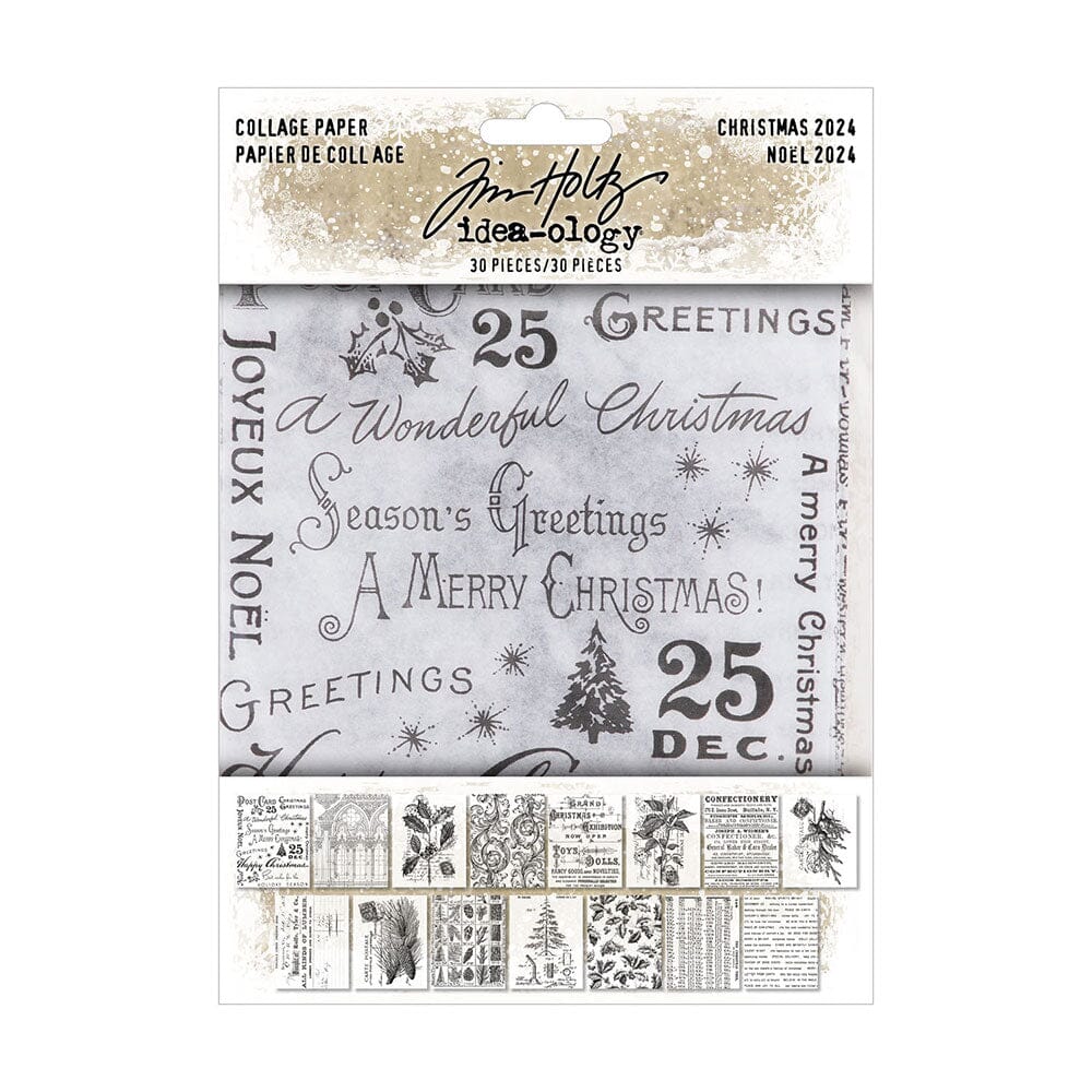 Tim Holtz Idea-ology Christmas Collage Paper Tim Holtz Other 