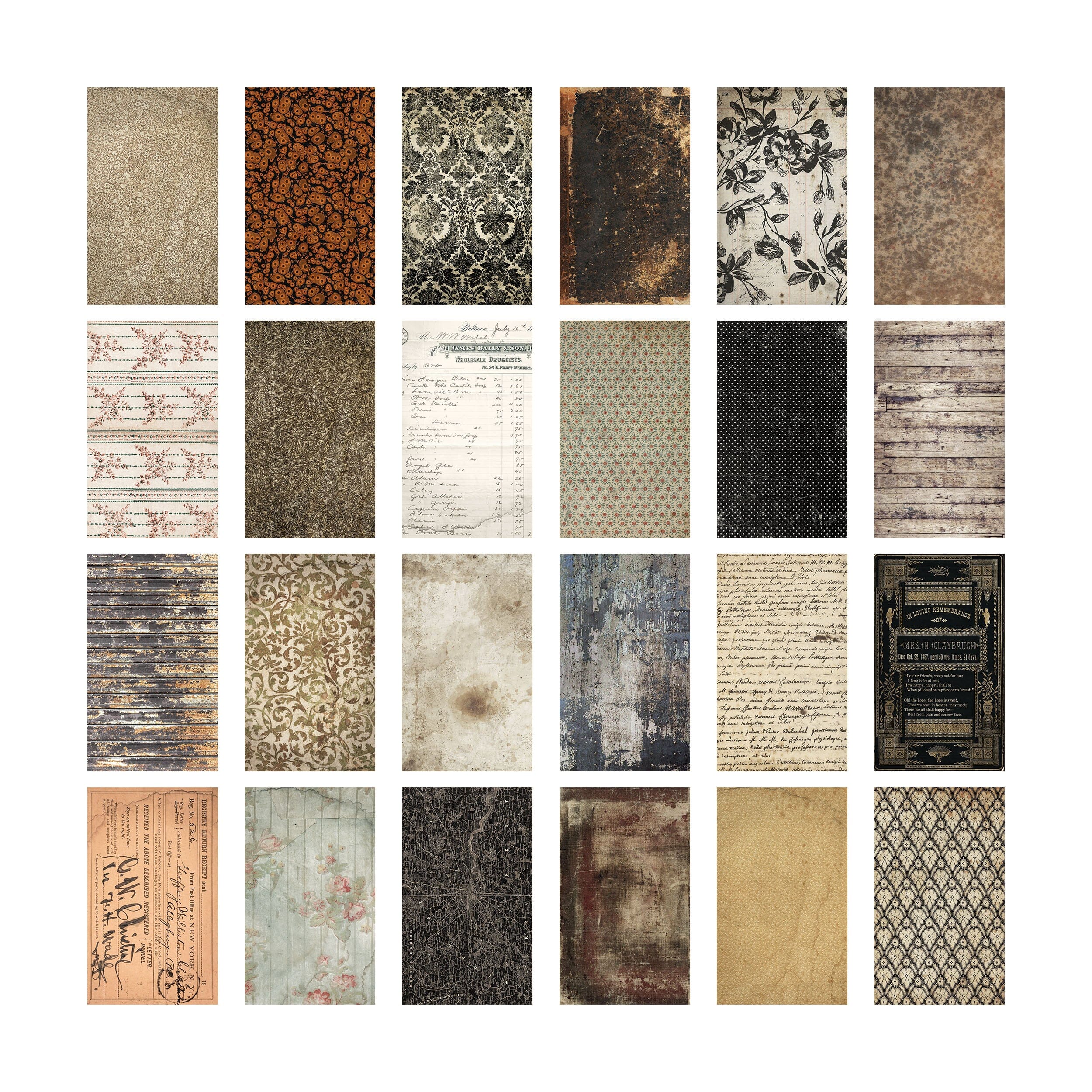 Tim Holtz Idea-ology Backdrops Halloween Tim Holtz Other 