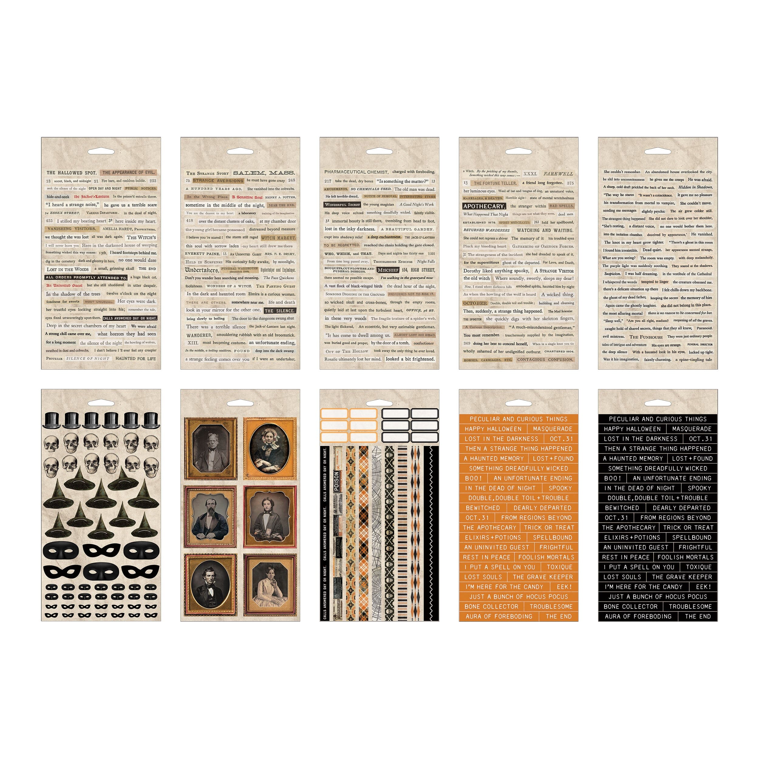 Tim Holtz Idea-ology Sticker Book Halloween Tim Holtz Other 