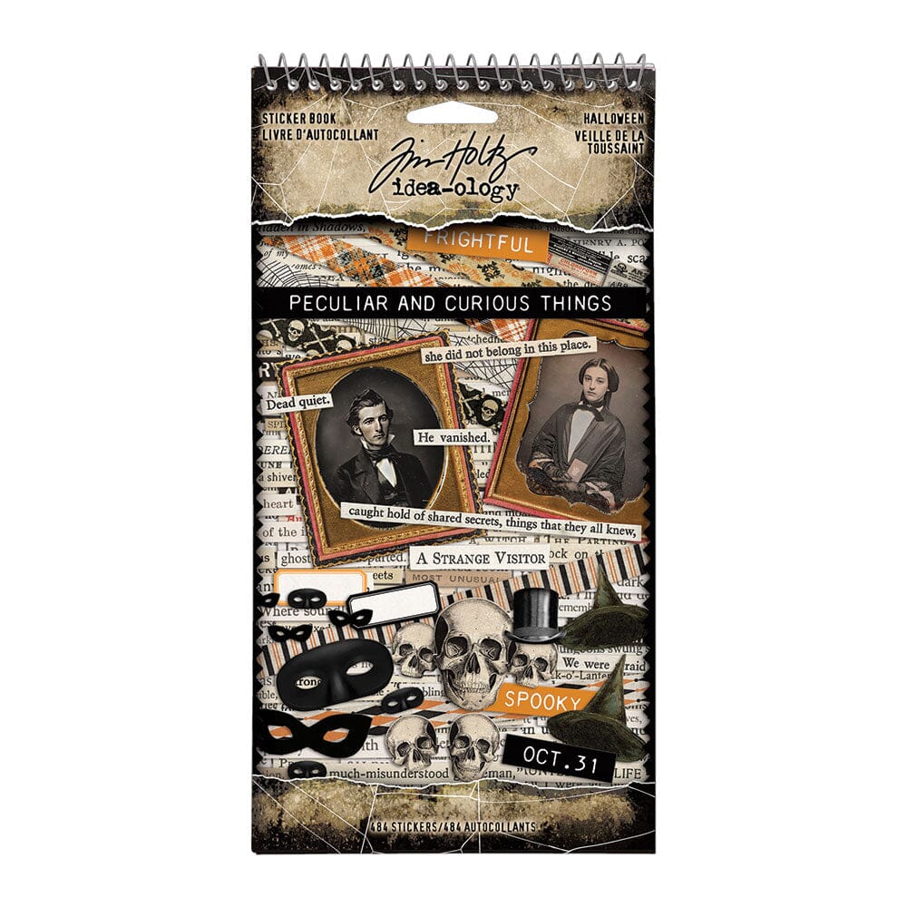 Tim Holtz Idea-ology Sticker Book Halloween Tim Holtz Other 