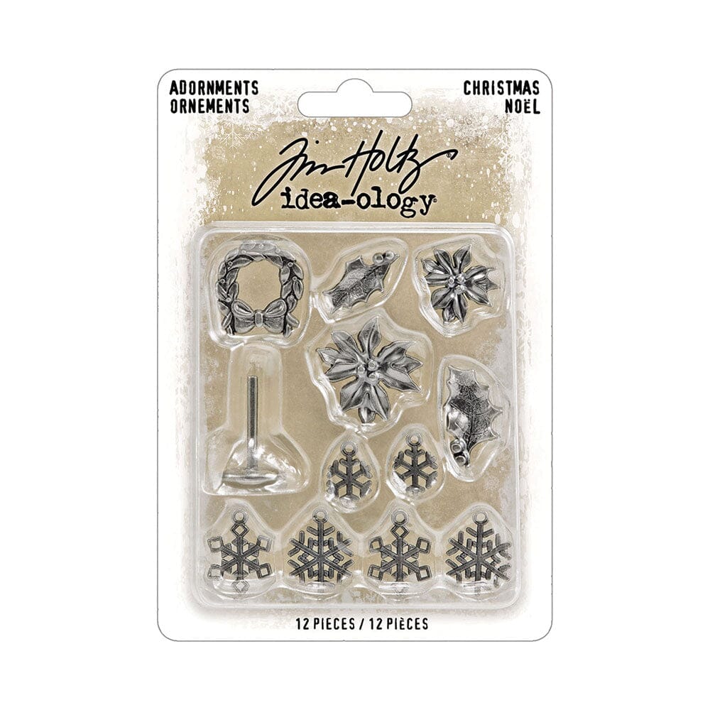 Tim Holtz Idea-ology Deko-Rosen – 25 Stück, Weiß, In 3 Größen, Zum Bemalen