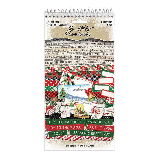Tim Holtz Idea-ology Sticker Book Christmas Tim Holtz Other 