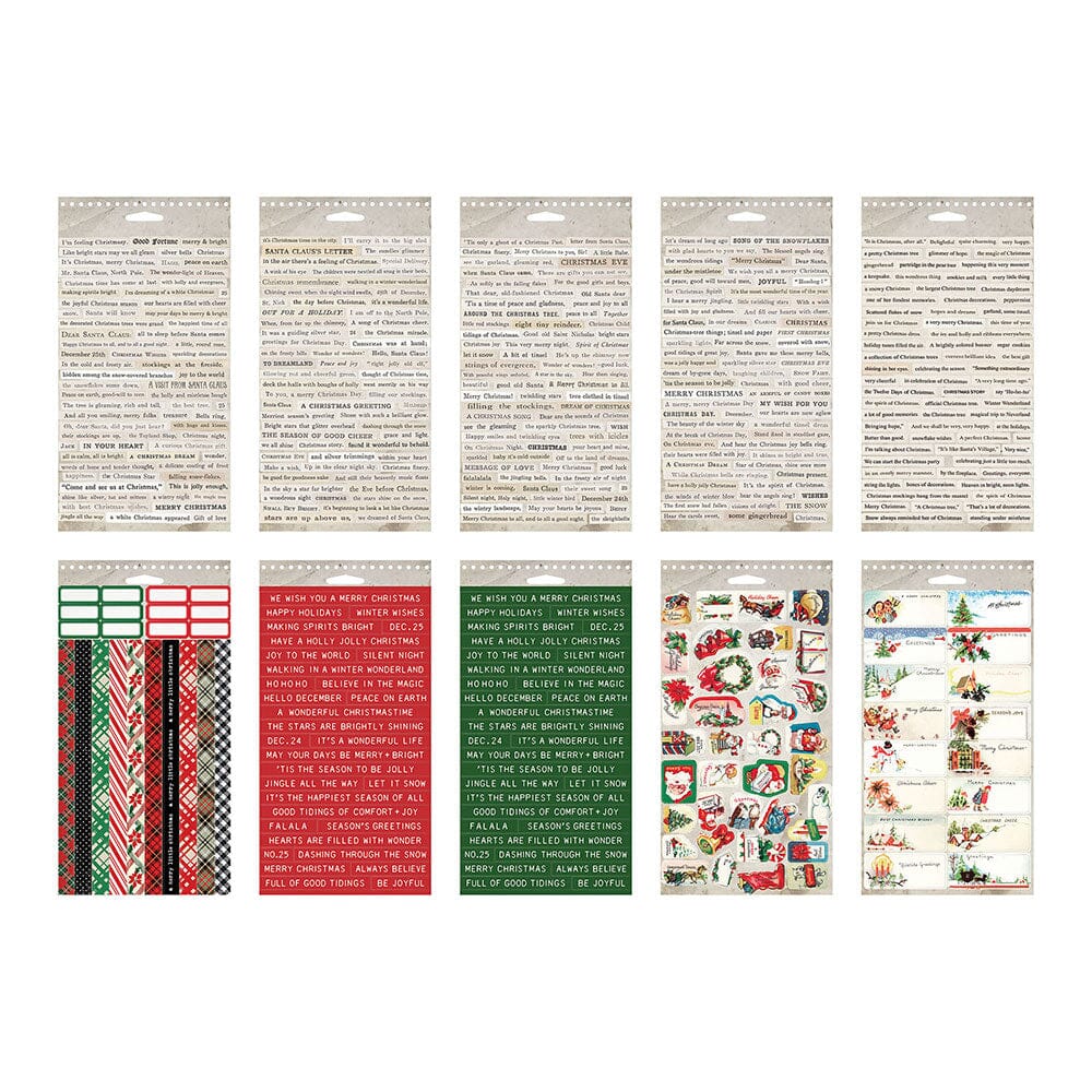 Tim Holtz Idea-ology Sticker Book Christmas Tim Holtz Other 