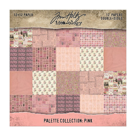 Tim Holtz® Idea-ology Palette Collection - Pink 12x12 Idea-ology Tim Holtz Other 
