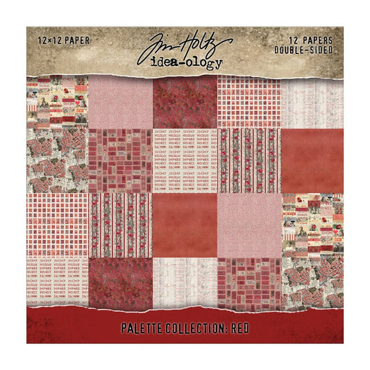 Tim Holtz® Idea-ology Palette Collection - Red 12x12 Idea-ology Tim Holtz Other 