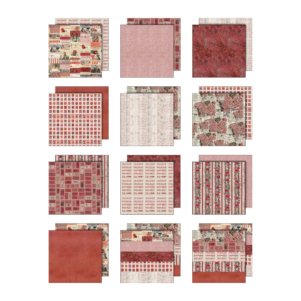 Tim Holtz® Idea-ology Palette Collection - Red 12x12 Idea-ology Tim Holtz Other 
