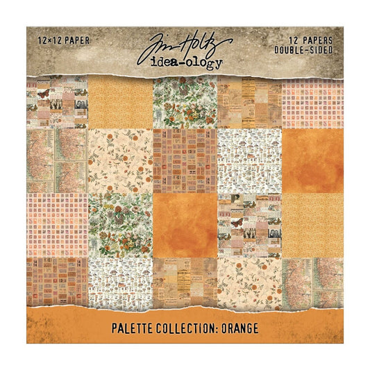 Tim Holtz® Idea-ology Palette Collection - Orange 12x12 Idea-ology Tim Holtz Other 