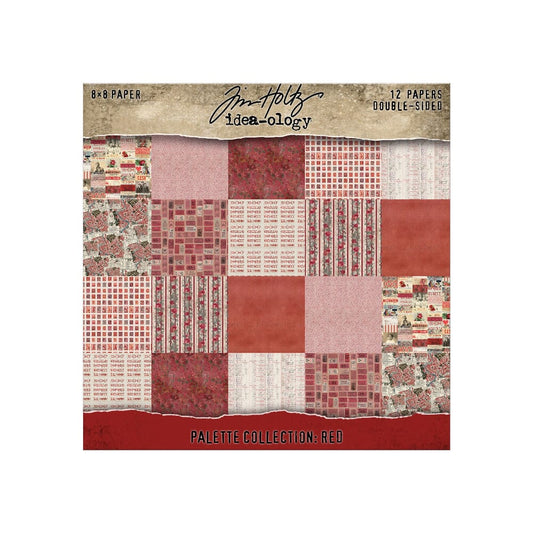 Tim Holtz® Idea-ology Palette Collection - Red 8x8 Idea-ology Tim Holtz Other 