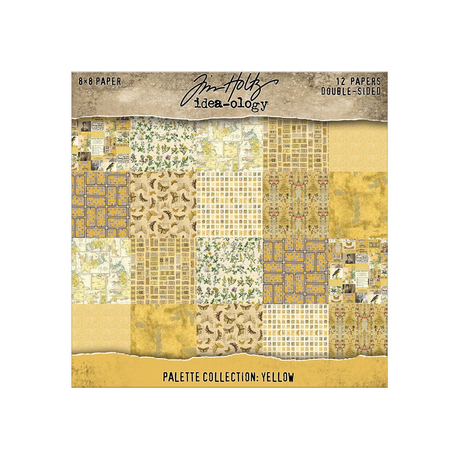 Tim Holtz® Idea-ology Palette Collection - Yellow 8x8 Idea-ology Tim Holtz Other 