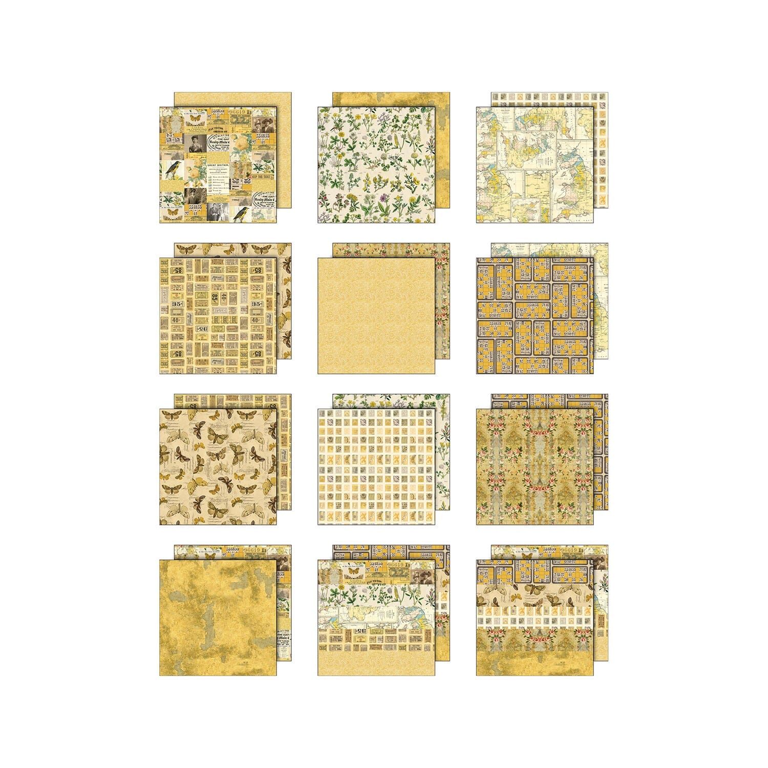 Tim Holtz® Idea-ology Palette Collection - Yellow 8x8 Idea-ology Tim Holtz Other 