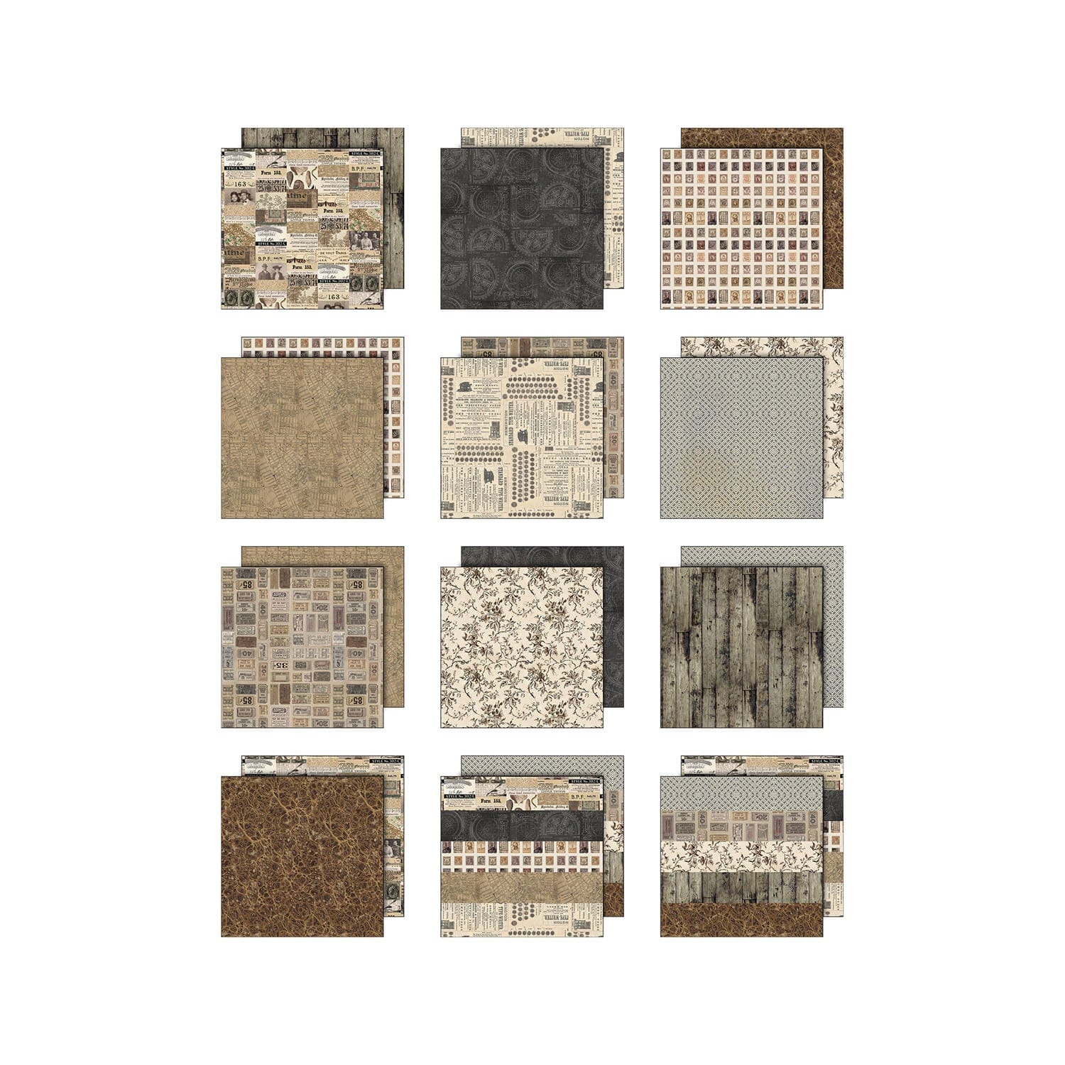 Tim Holtz® Idea-ology Palette Collection - Neutral 8x8 Idea-ology Tim Holtz Other 